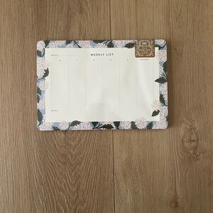 Rifle Paper Co Floral Weekly List Notepad